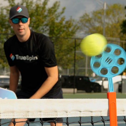 pickleball training aid on net